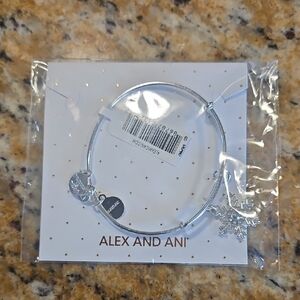 Alex and Ani Silver Snowflake Bracelet